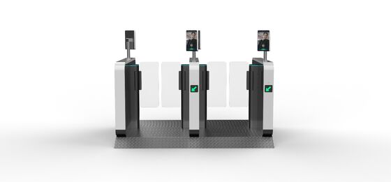 acheter Reconnaissance faciale Porte en acier inoxydable AB Servo-moteur de porte tournevis pour aéroport de métro online manufacture