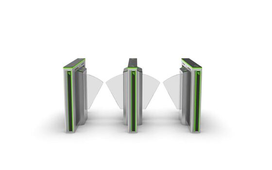 acheter Barrière de sécurité à tourniquet à rabat avec reconnaissance faciale, code QR, anti-pincement et anti-file d'attente pour école online manufacture