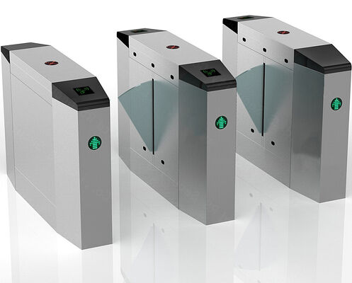 acheter 316SS barrière d'oscillation porte tourniquet aile à entraînement direct porte de barrière à volets optiques online manufacture