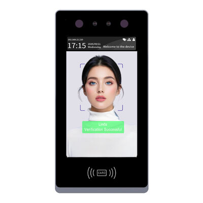 Bon prix Système de pointage biométrique à écran tactile 7 pouces et terminal de reconnaissance faciale et installation murale/portail en ligne