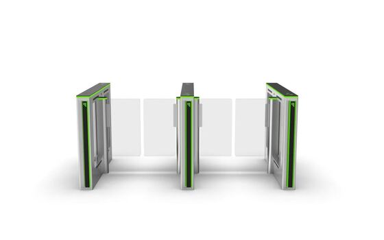 Bon prix Tourniquet piétonnier automatique de haute qualité à grande vitesse avec contrôle d'accès par empreinte digitale et code QR en ligne