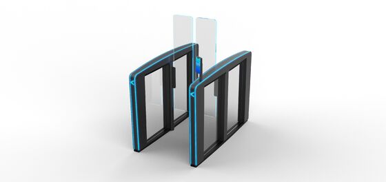 Bon prix Barrière de tourniquet à clapet de voie rapide haut de gamme pour le contrôle d'accès à l'aéroport, tourniquet à portillon pivotant, barrière à clapet Speed Gate en ligne