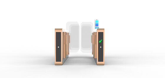 Bon prix Airport  Full Height  AB Swing Turnstile Gate Security Entrance With Gloden Color en ligne