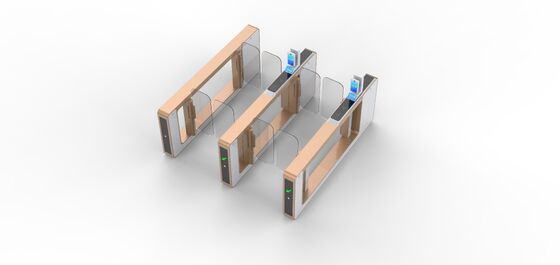 Bon prix Gloden Color  Subway Station's AB Anti Tailgating Ticket Checking Gates Turnstiles en ligne