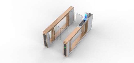 Bon prix Airport  Full Height  AB Swing Turnstile Gate Security Entrance With Gloden Color en ligne