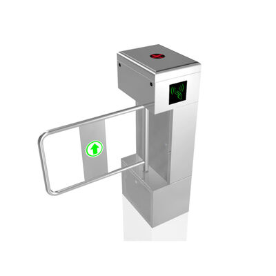 Bon prix Largeur de voie 1000mm Barrière battante à tourniquet 35W en ligne